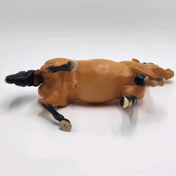 Vintage 70's Breyer Horse 87 Traditional Diablo Mustang Buckskin Semi Rearing - Picture 7 of 11